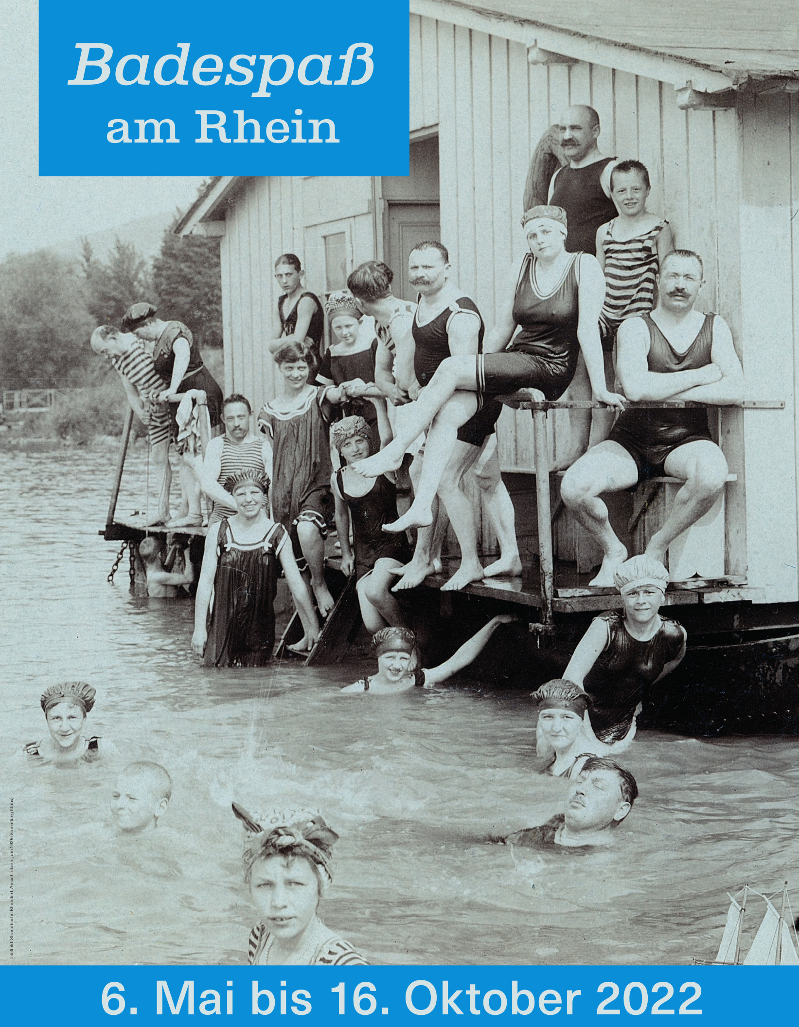 Badespaß am Rhein
